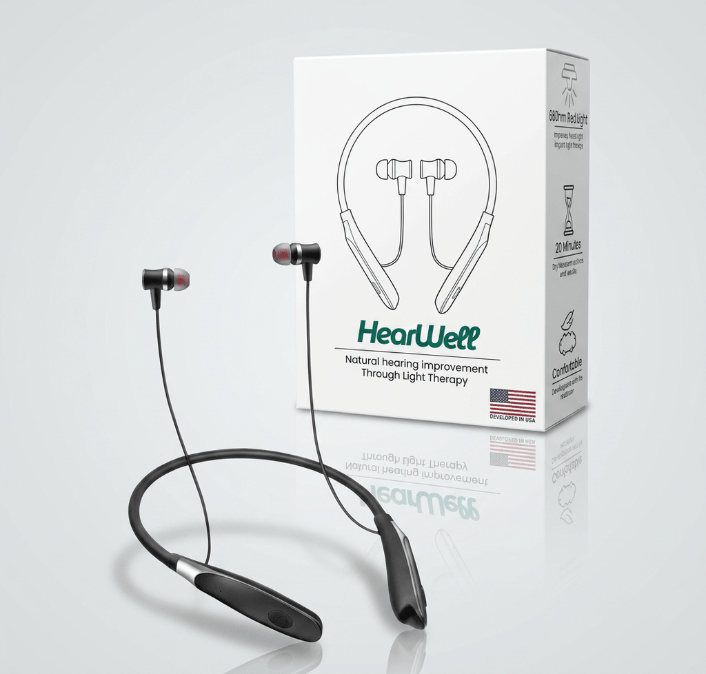 HearWell - Red Light Therapy Device for Tinnitus - HearWell