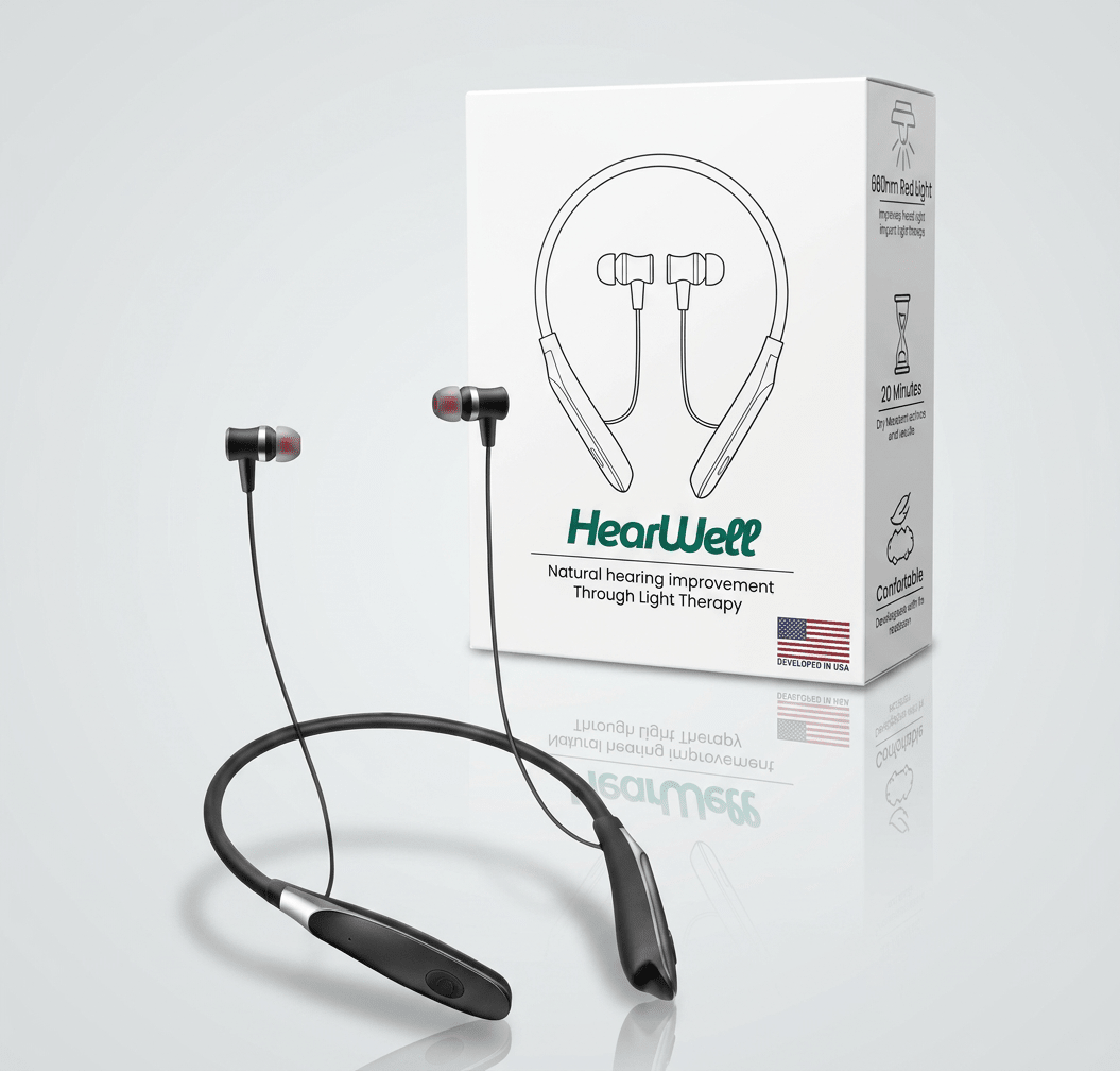 HearWell - Red Light Therapy Device for Tinnitus - HearWell