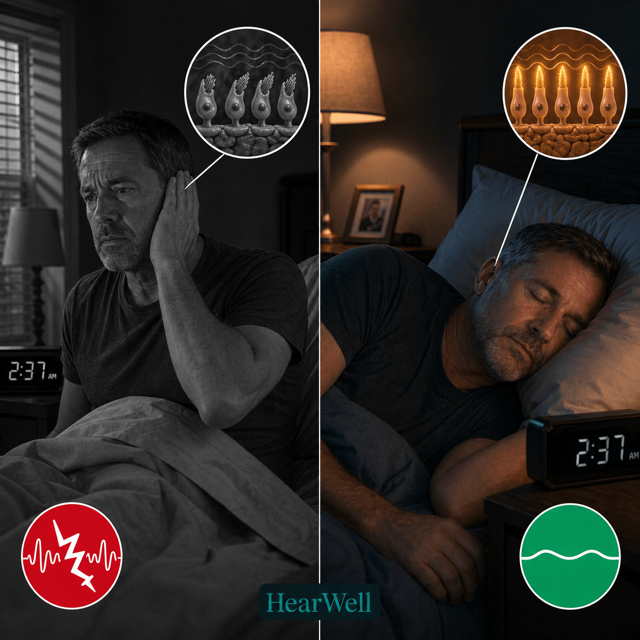 HearWell - Red Light Therapy Device for Tinnitus - HearWell
