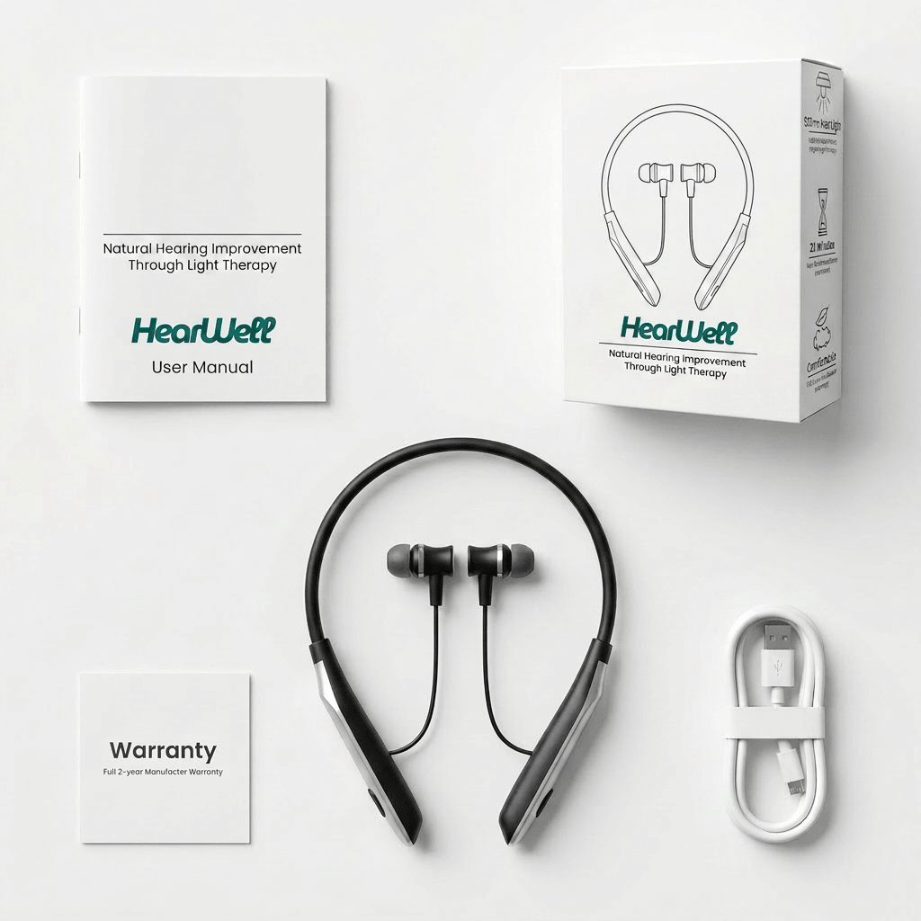HearWell - Red Light Therapy Device for Tinnitus - HearWell